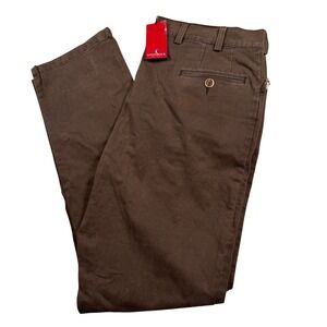 NEW Steinbock Tyrol Austria Clemens Washed Brown Trousers Mens EU60 US50cm (38")